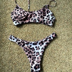 LEOPARD SUPER CHEEKY BIKINI
